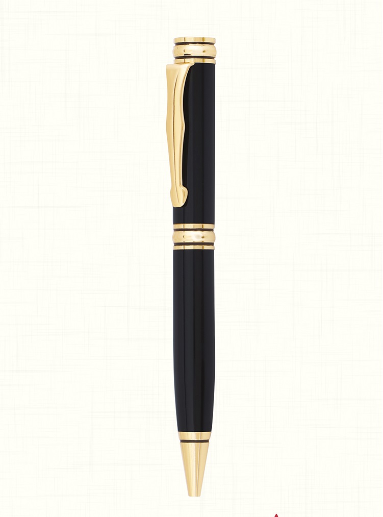 Premium Black & Gold Classic Executive Ball Pen
