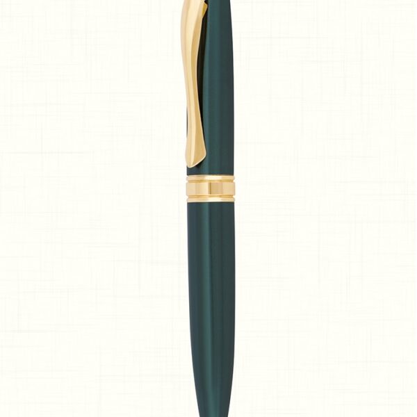 Premium Emerald Green & Gold Executive Ball Pen