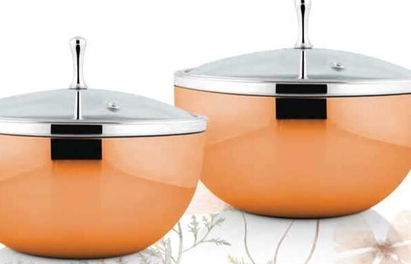 MSB 0415 Double Wall Serving Bowl Set with Lids – 4 Pieces