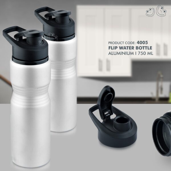 750ml Aluminium Flip Water Bottle