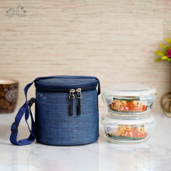 Borosilicate Glass Lunch Box Set – 2 Container Combo