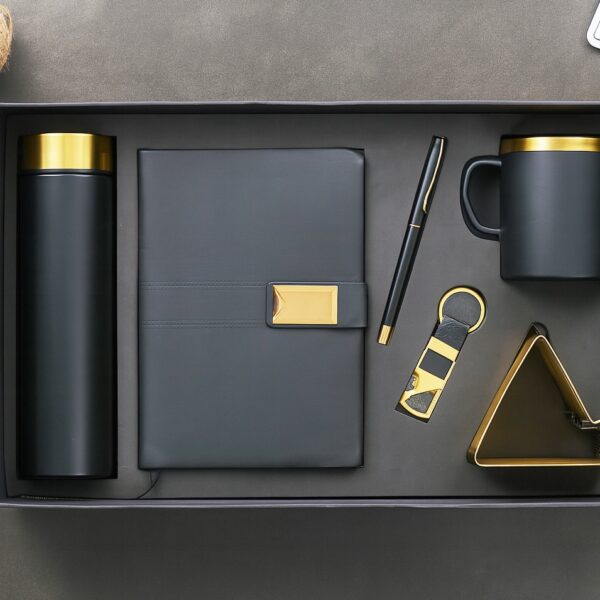 Black & Gold Executive Corporate Gift Set