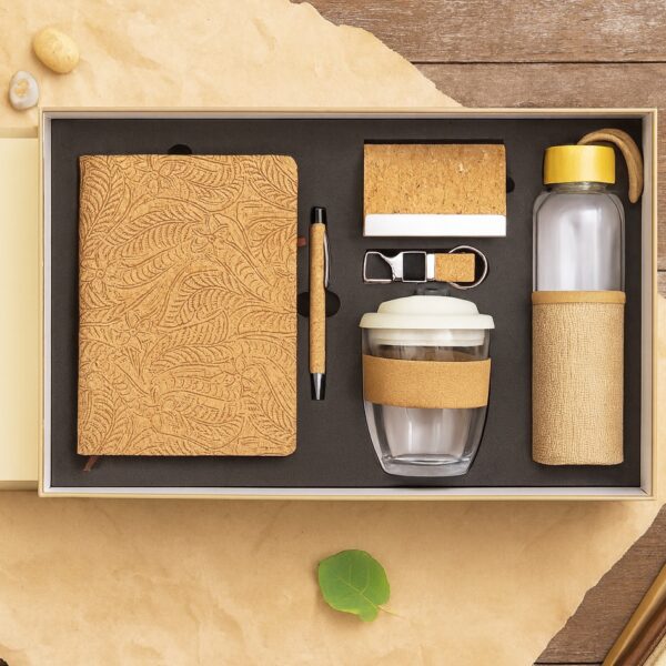 Natural Cork Eco Corporate Gift Set