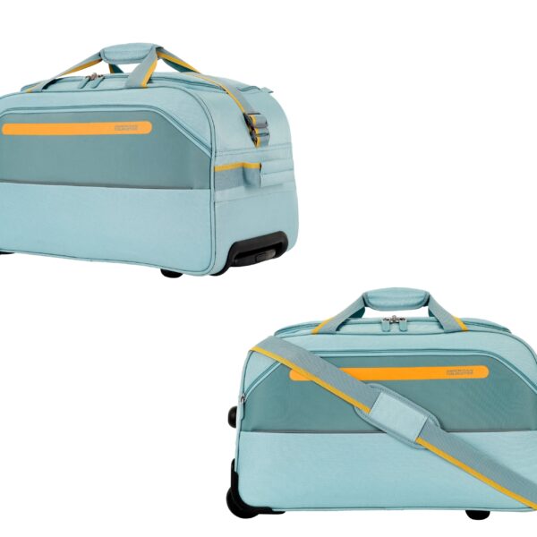 Green, Turq & Grey 52L 500D Gucci Travel Bag