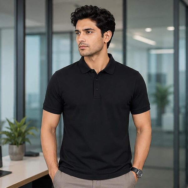Solo Formali Solid Polo T-Shirt