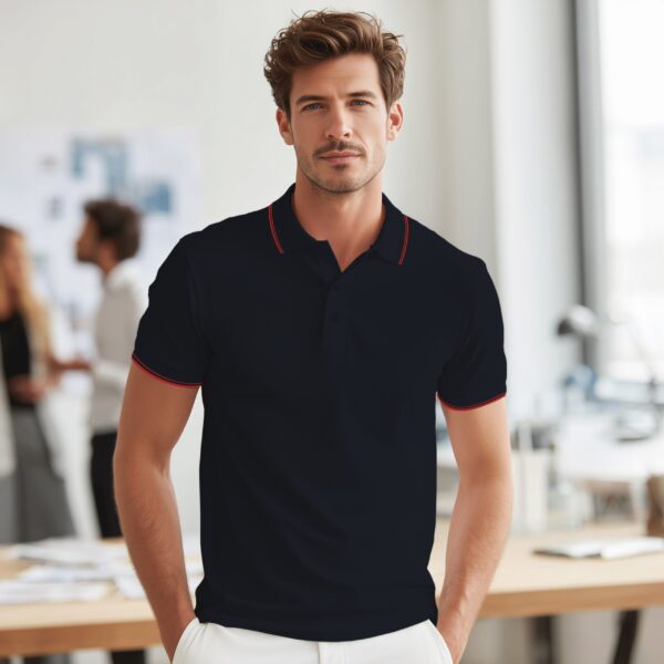 Ruffty Sports Tipping Collar T-shirt