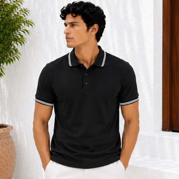 Solo Formali Tipping Polo T-Shirt