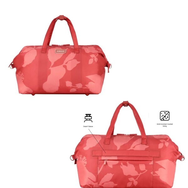 Red Premium Twill Fabric 28.5L Travel Bag