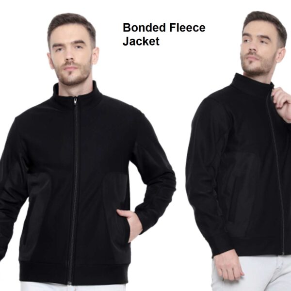 U.S. Polo Assn. Bonded Fleece Jacket – Black