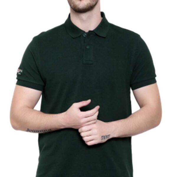 U.S. Polo Cotton Polo T-Shirt – Bottle Green