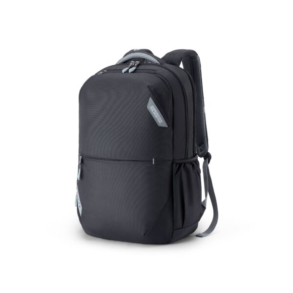 32.5L Black 600D Polyester Travel Backpack