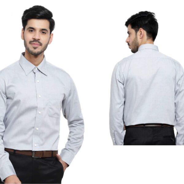 U.S. Polo Assn. 100% Cotton Formal Shirt – Grey