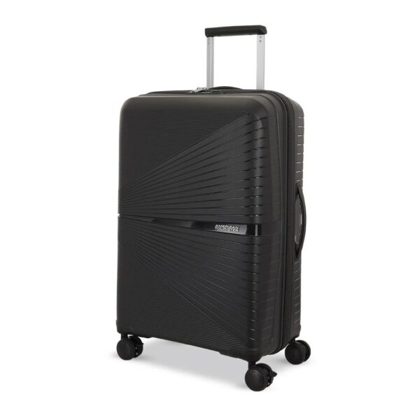 Black Polypropylene 67L Medium Luggage Bag