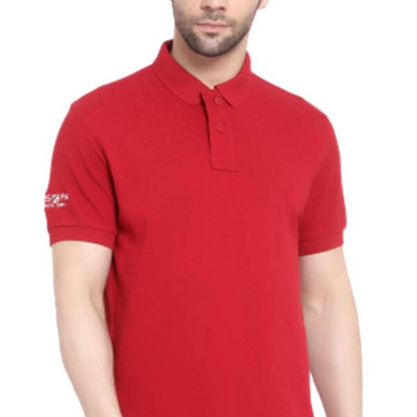 U.S. Polo Cotton T-Shirt – Red