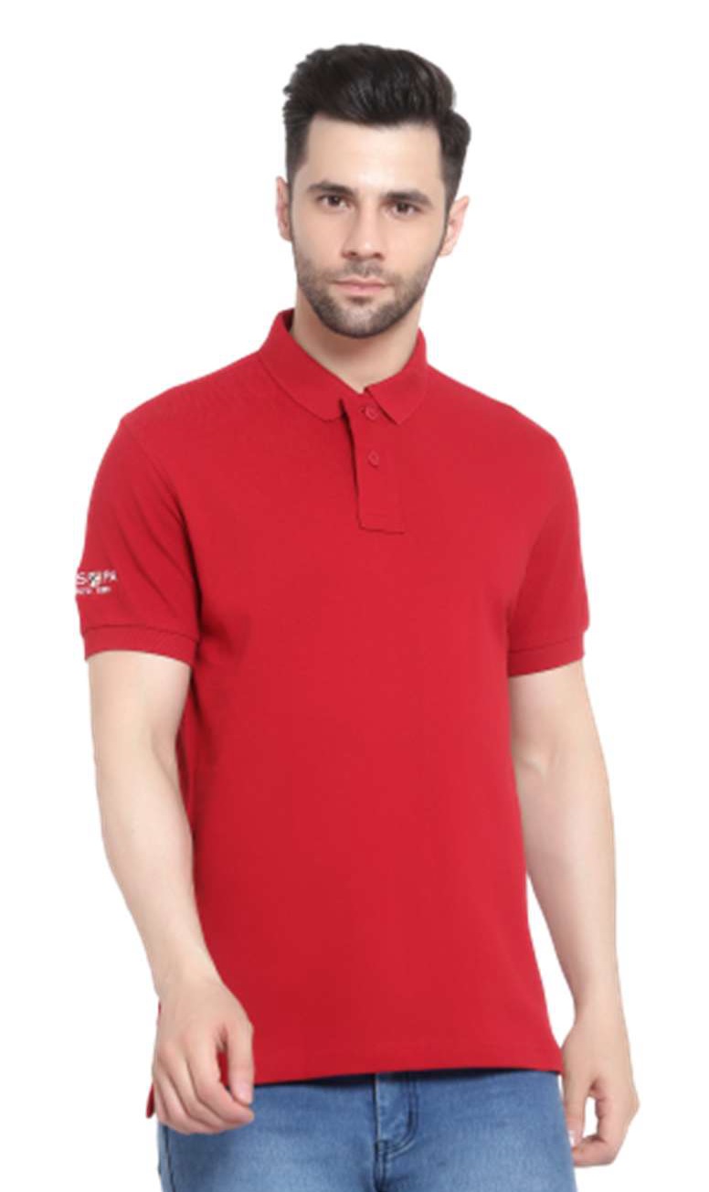 U.S. Polo Cotton T-Shirt – Red