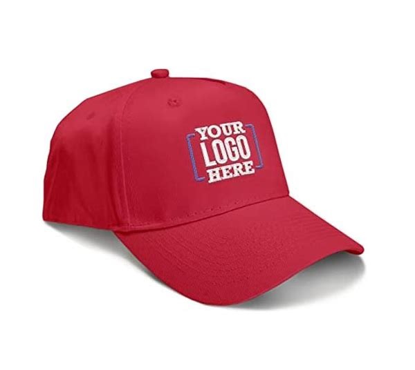 Custom Embroidered Red Baseball Cap – Personalized Logo Hat