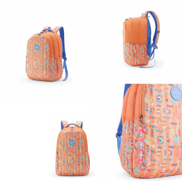 Sweet Peach Polyester 32L Travel Backpack