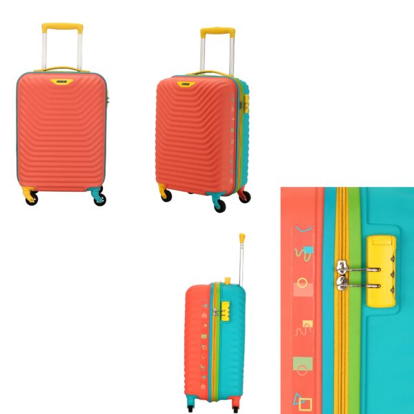 Red Polypropylene 19.5225L Medium Luggage Bag