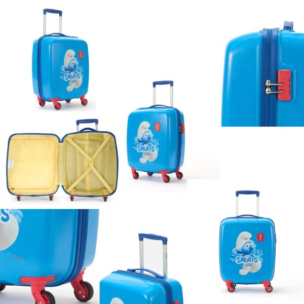 Blue Polycarbonate 53cm Hard Luggage Bag