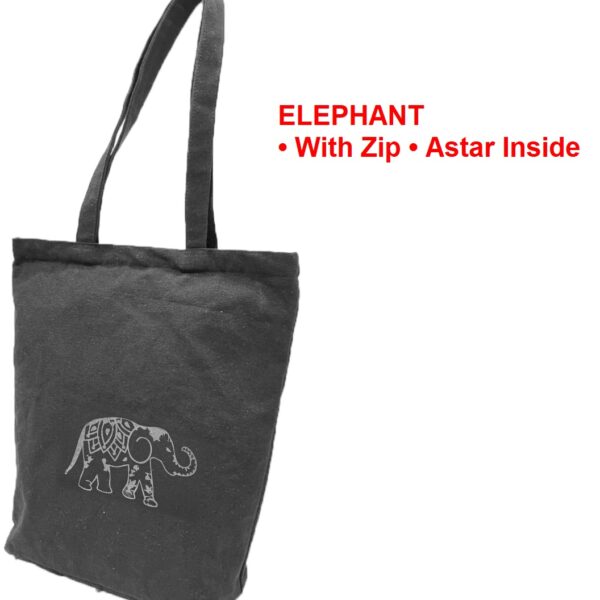 Elephant Canvas Tote Bag
