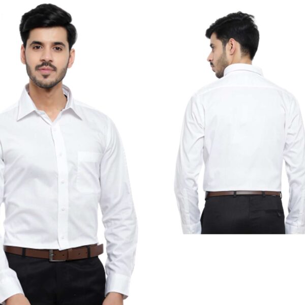 U.S. Polo Assn. Formal Cotton Shirt – White